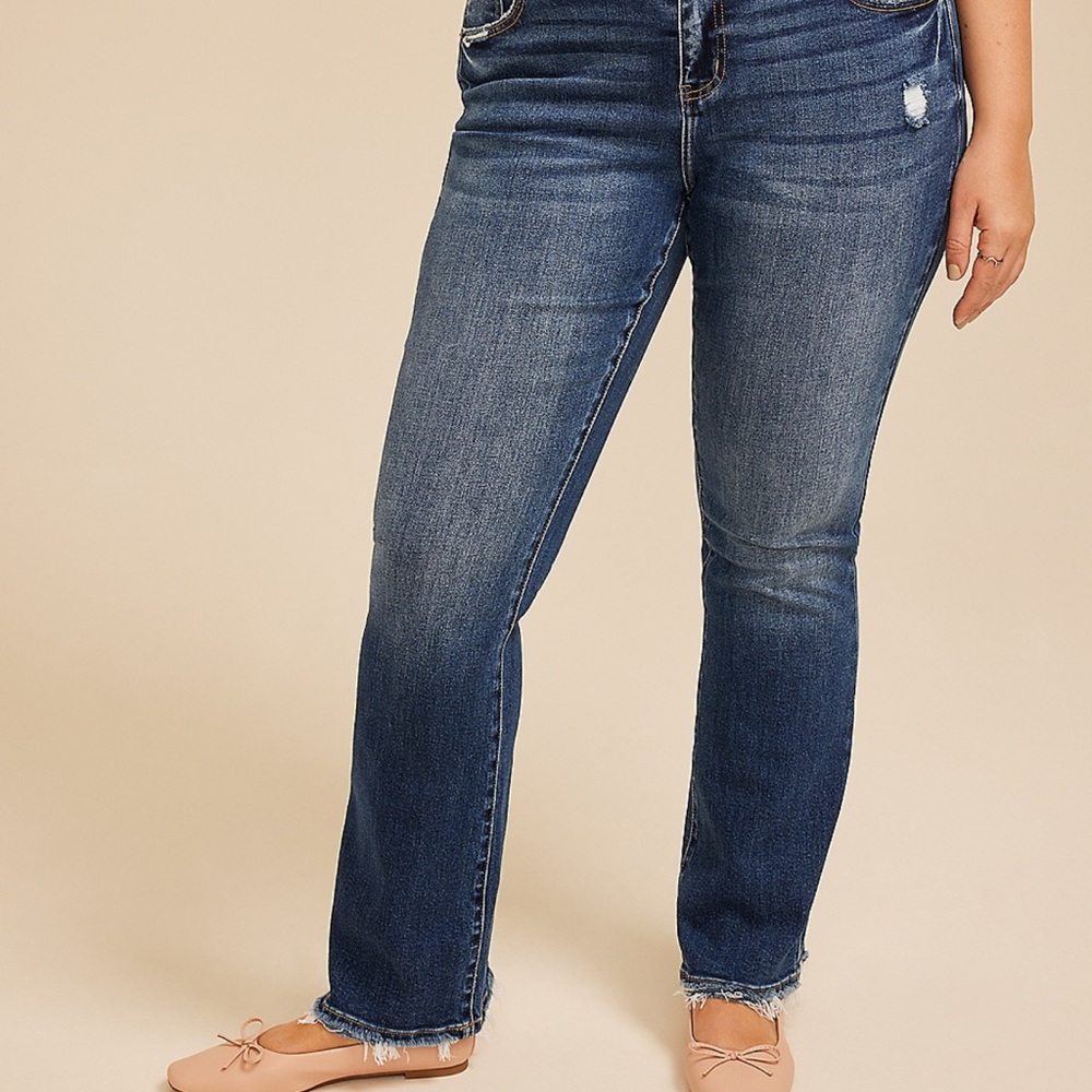 KanCan Dark Blue Boot Cut Jeans